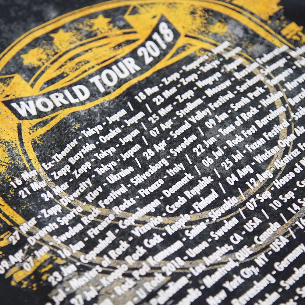 I Want Out 2018 Tour T-Shirt (Black)