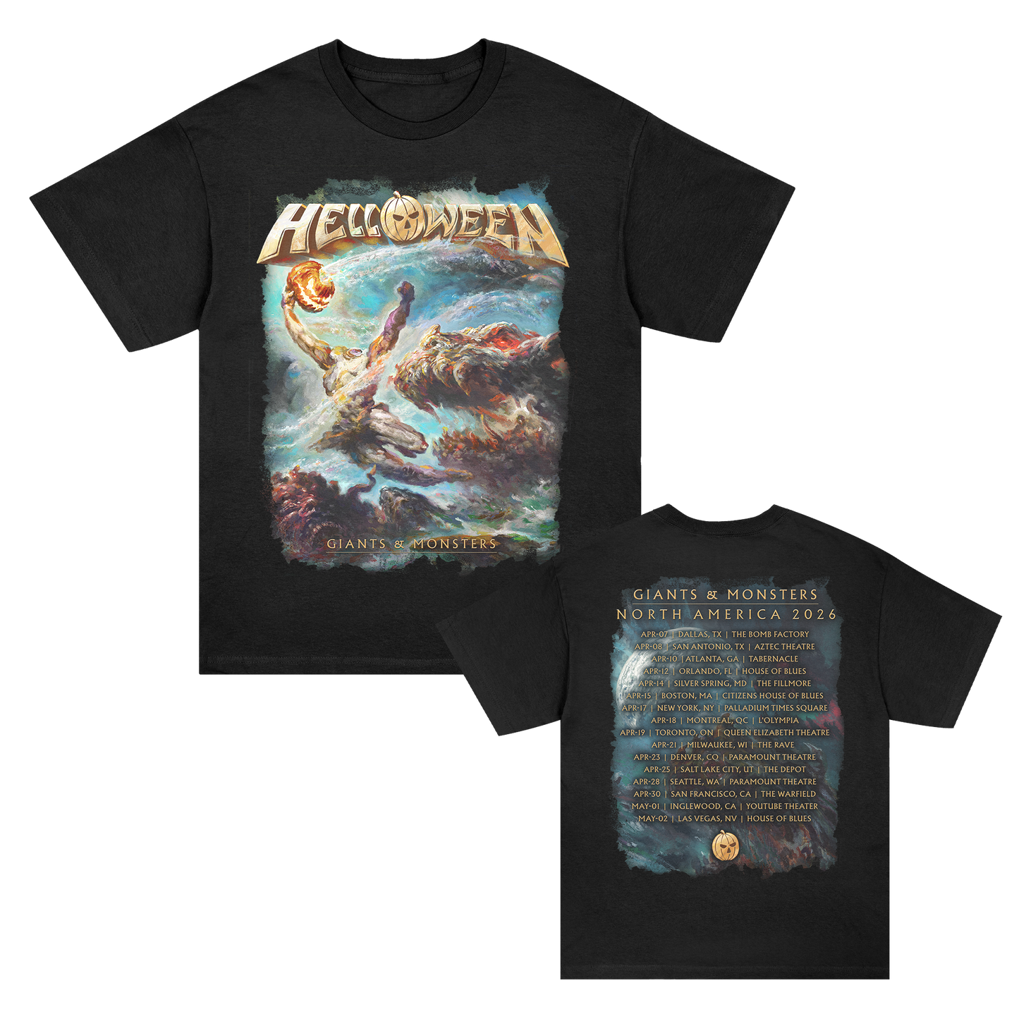Giants & Monsters 2026 Tour T-Shirt (Black)