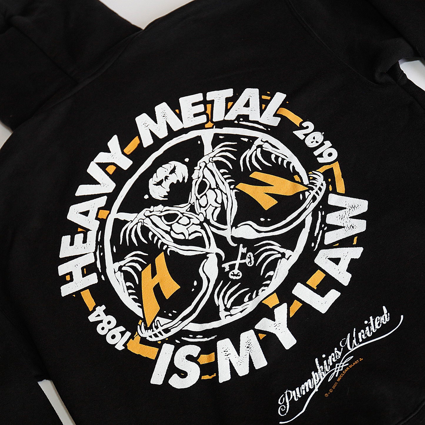 Heavy Metal Law Zip Up Hoodie (Black)