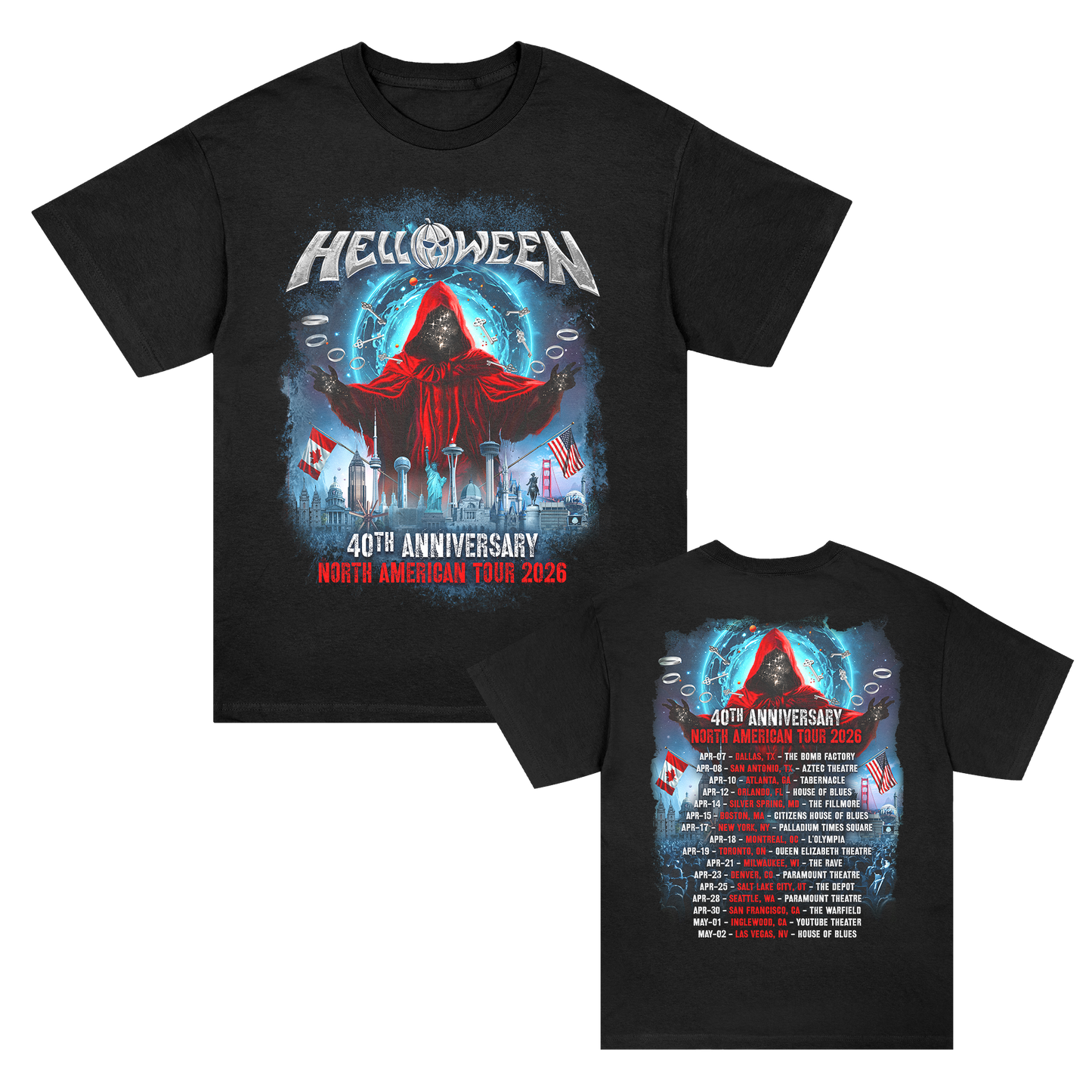 40th Anniversary 2026 Tour T-Shirt (Black)
