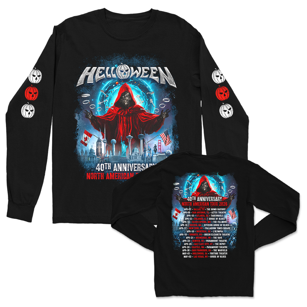 Helloween 40th Anniversary 2026 Tour Long Sleeve (Black)
