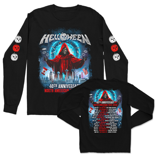 Helloween 40th Anniversary 2026 Tour Long Sleeve (Black)