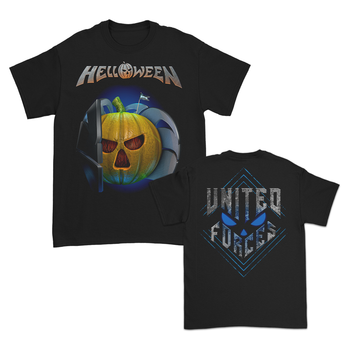 Helloween Pumpkin United Forces T-Shirt (Black)