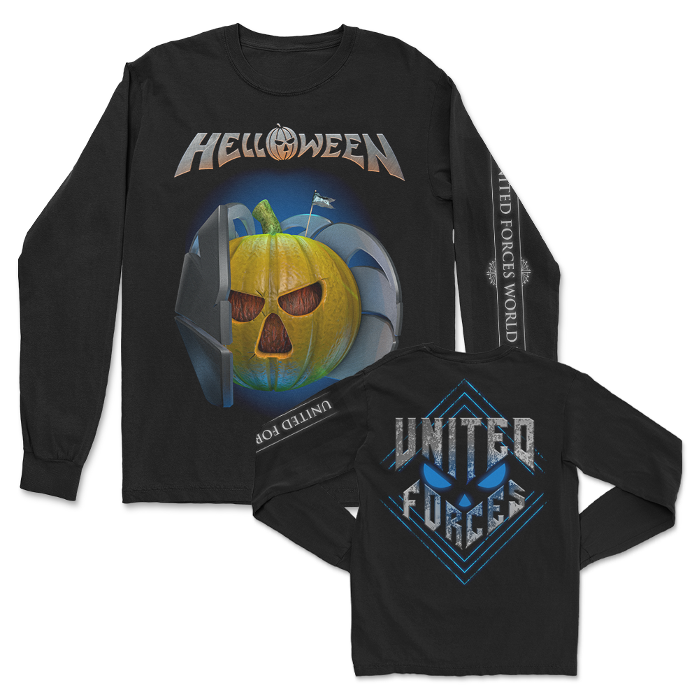 Helloween Pumpkin United Forces World Tour Long Sleeve (Black)