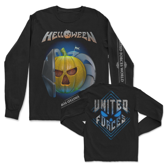 Helloween Pumpkin United Forces World Tour Long Sleeve (Black)