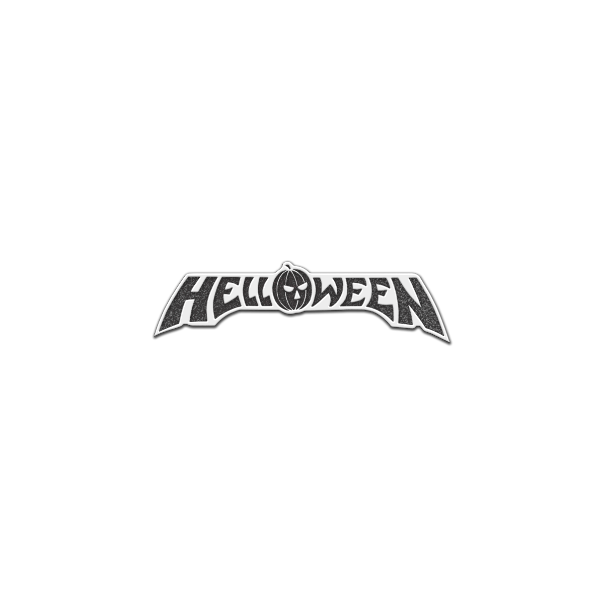 Helloween Logo Enamel Pin (White/Black)