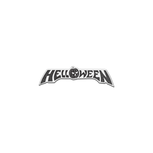 Helloween Logo Enamel Pin (White/Black)