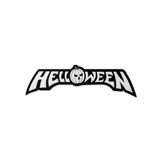 Helloween Logo Sticker (Black/White)