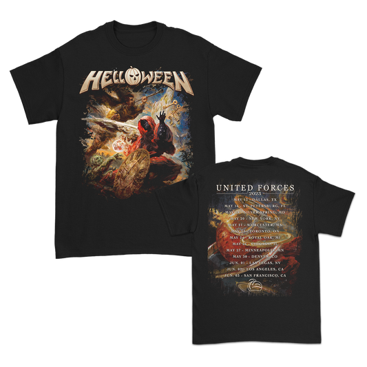 Helloween United Forces Self-Titled 2023 Tour T-Shirt (Black)