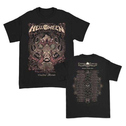 Helloween Vintage Eagle 2023 Tour T-Shirt (Black)